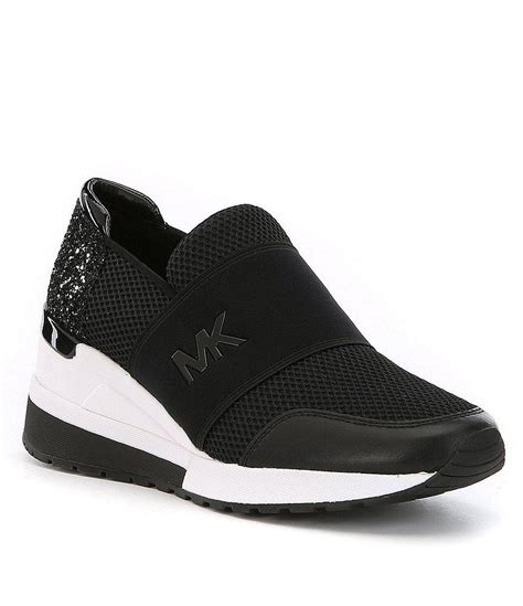 michael michael kors felix trainer mesh sneaker black|Michael michael kors felix trainer + FREE SHIPPING .